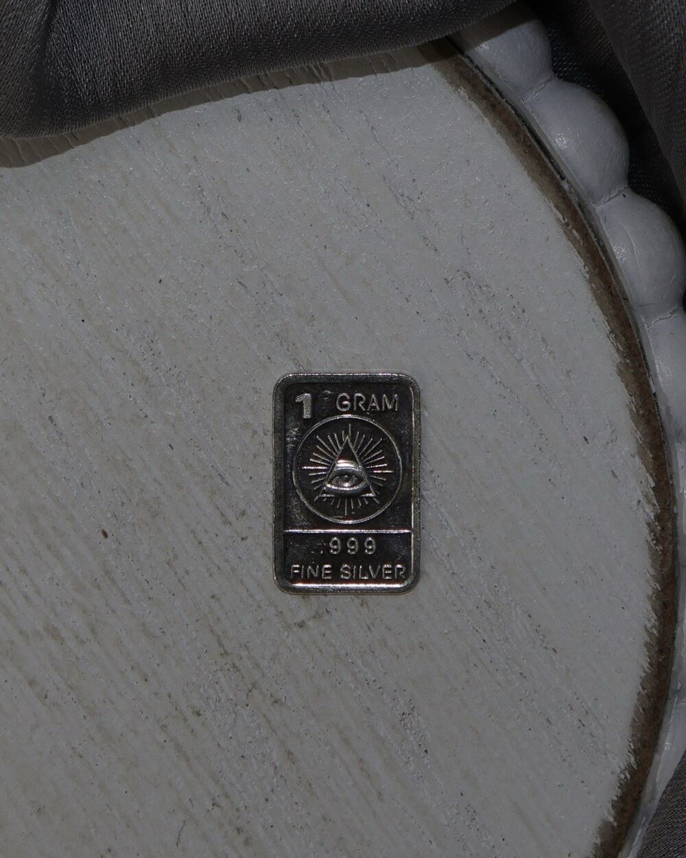 .999 Fine Silver All Seeing Eye Bar 1G / 0.5in